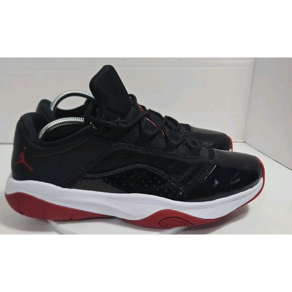 Nike Men’s Sneakers Air Jordan 11 Low Bred DM0844-005 Red Black Size 11.5 US